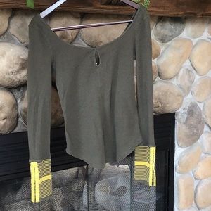 Free People Cotton Stretch Top